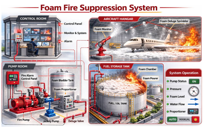 Foam Fire Suppression System