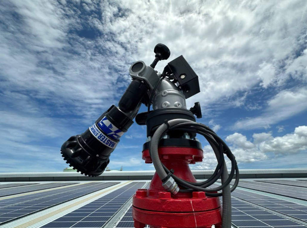 Solar Rooftop Fire Protection System.